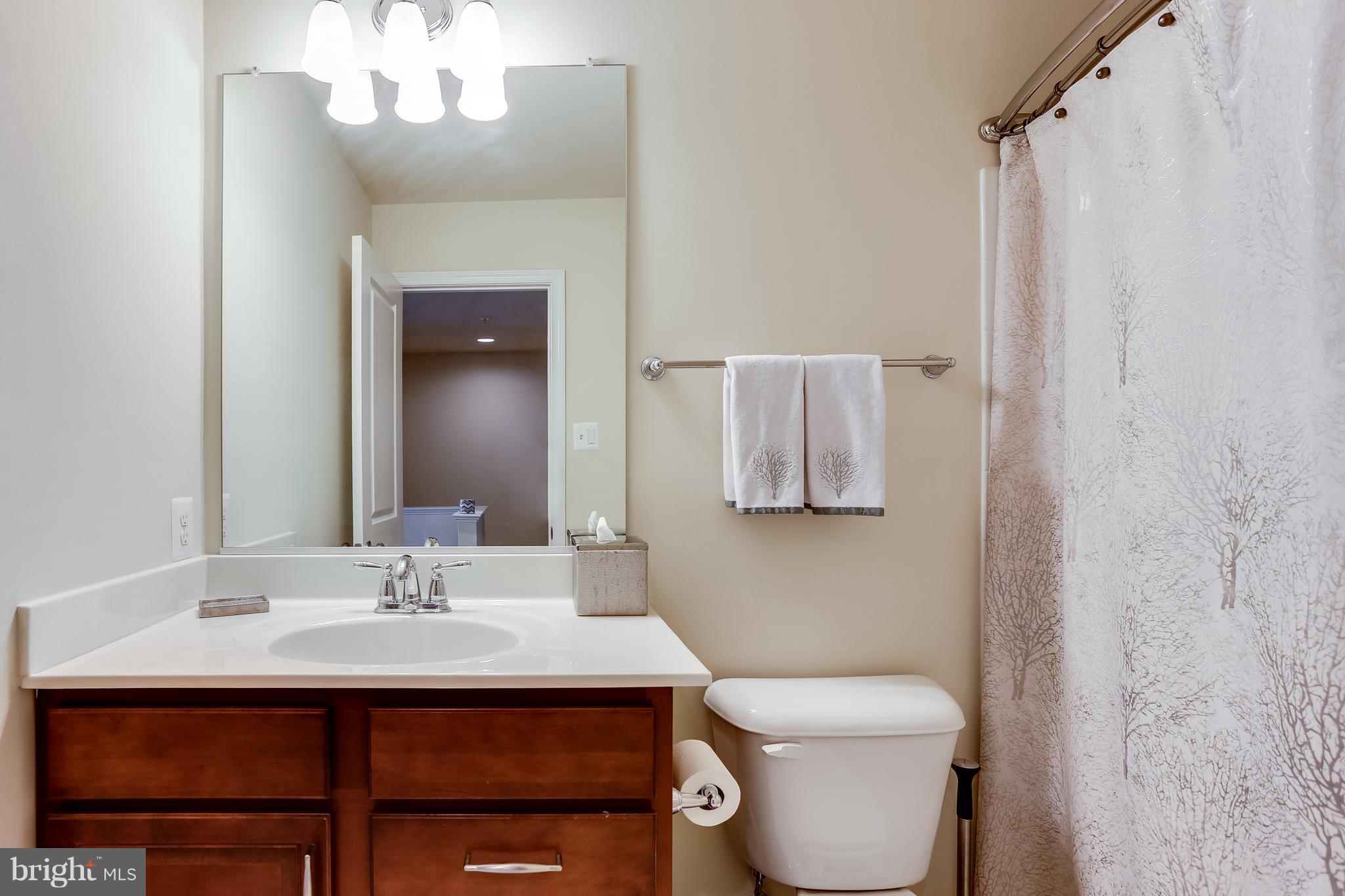 1109 Red Hawk Way Severn, MD 21144 - Photo 25 of 29 a bathroom with a sink a toilet and mirror