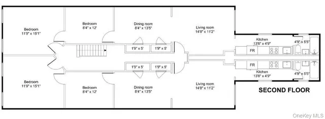 view of a black and white photo
