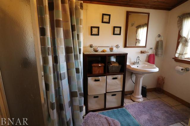2234 Bearsdale Road Maroa, IL 61756 - Photo 9 of 17 a bathroom with a sink and a mirror