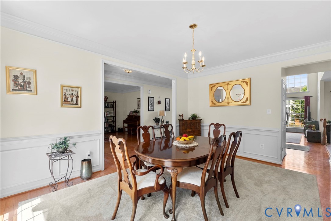 753 Blossom Tree Road Culpeper, VA 22701 - Photo 9 of 68 Formal dining area featuring hardwood flooring, cr