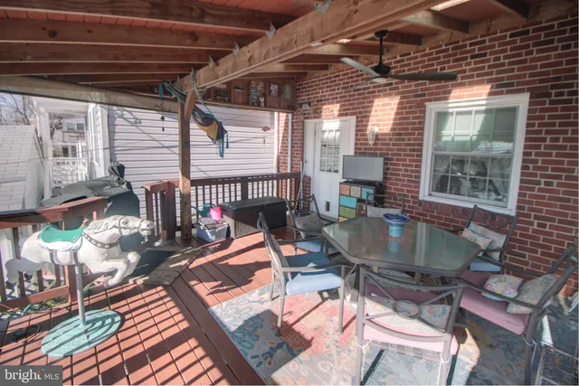 a outdoor space with chairs