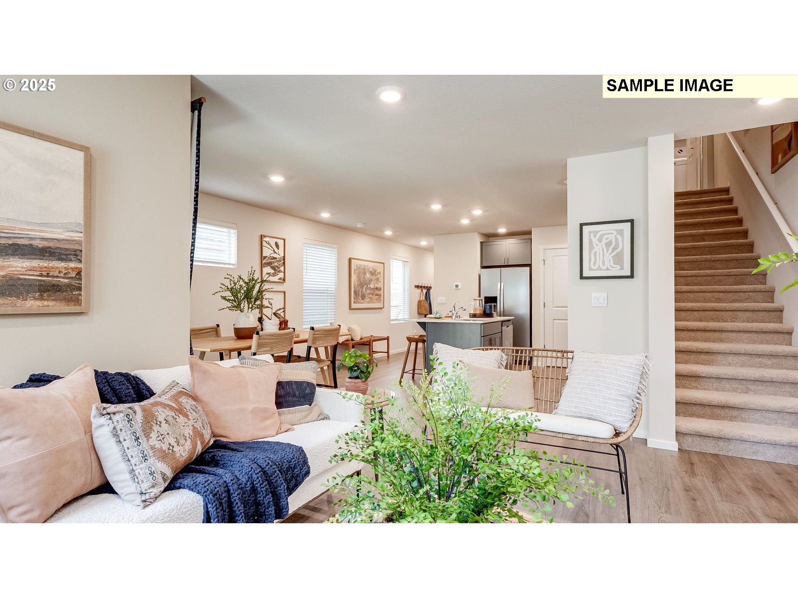 1101 Southeast 194th Place Camas, WA 98607 - Photo 13 of 28 a living room with furniture and a wooden floor