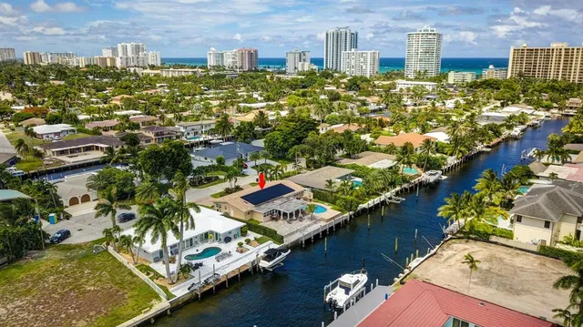 a view of a city with tall buildings