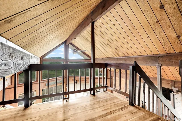 a view of a house with a street