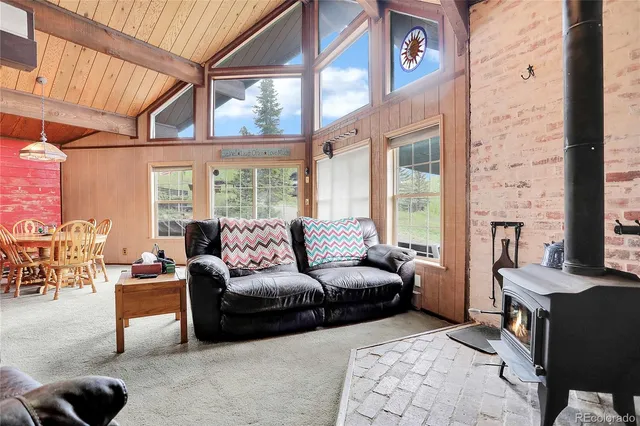 a stairs and with couch