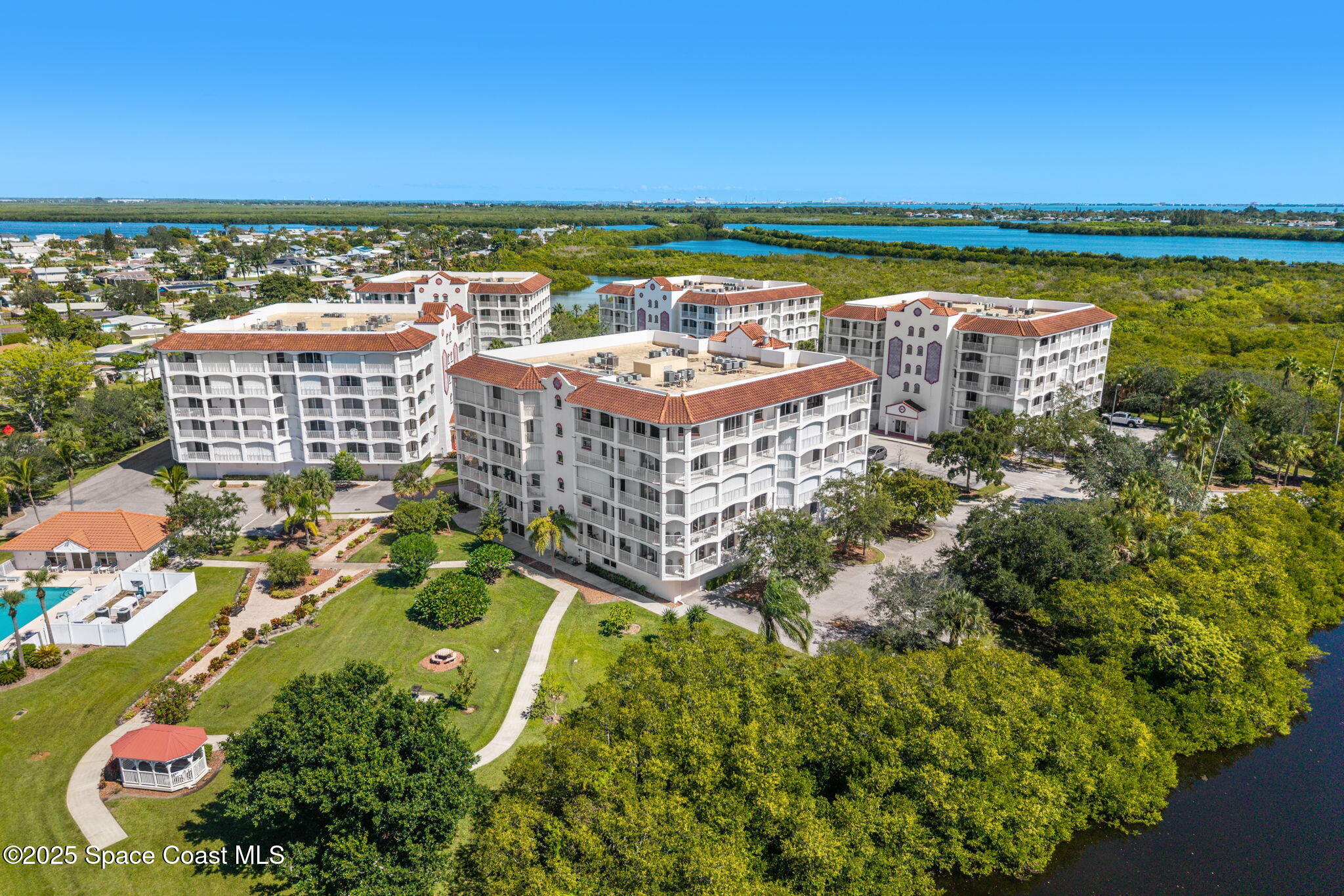 800 Del Rio Way, Unit 401 Merritt Island, FL 32953 - Photo 36 of 36 a view of city with ocean