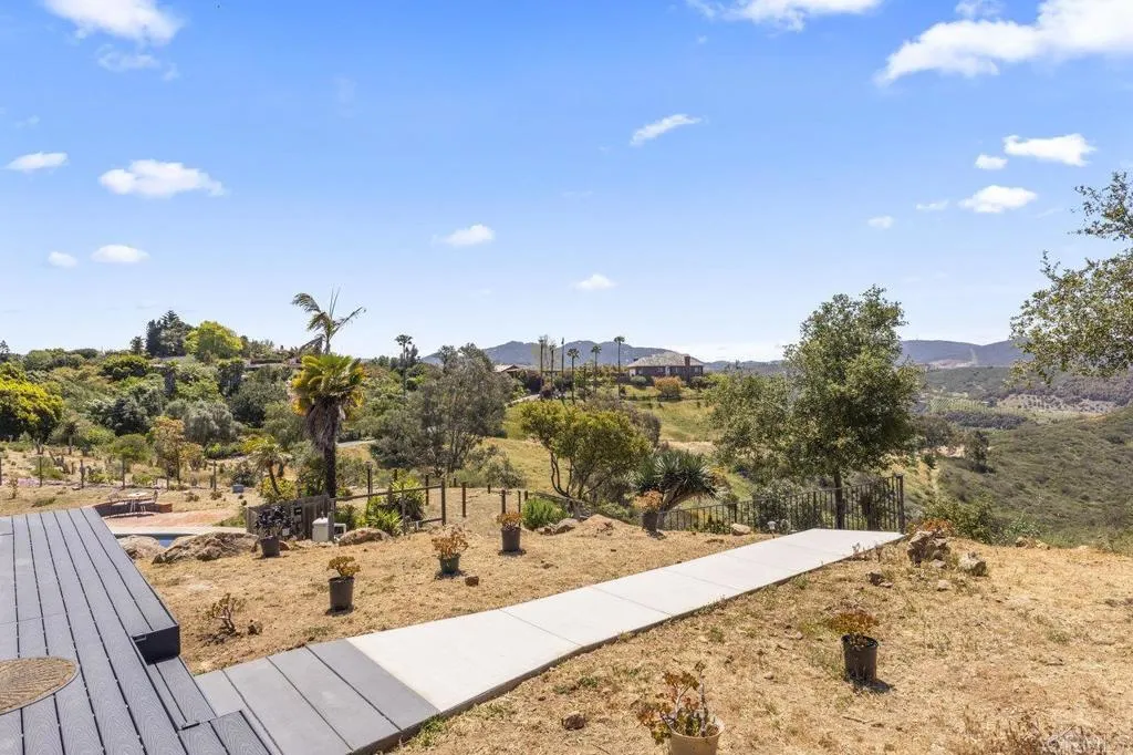 6825 Kellyn Lane Vista, CA 92084 - Photo 43 of 65 a view of a terrace with a snow