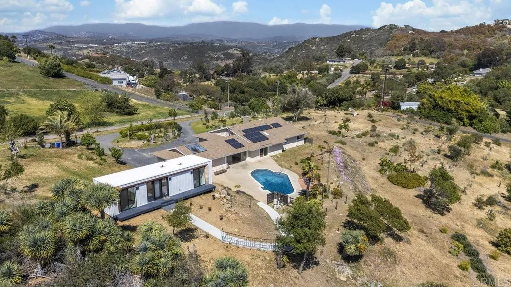 6825 Kellyn Lane Vista, CA 92084 - Photo 59 of 65 an aerial view of residential house with outdoor space
