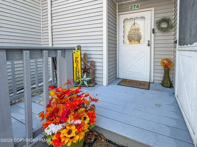 a front view of a house with entryway