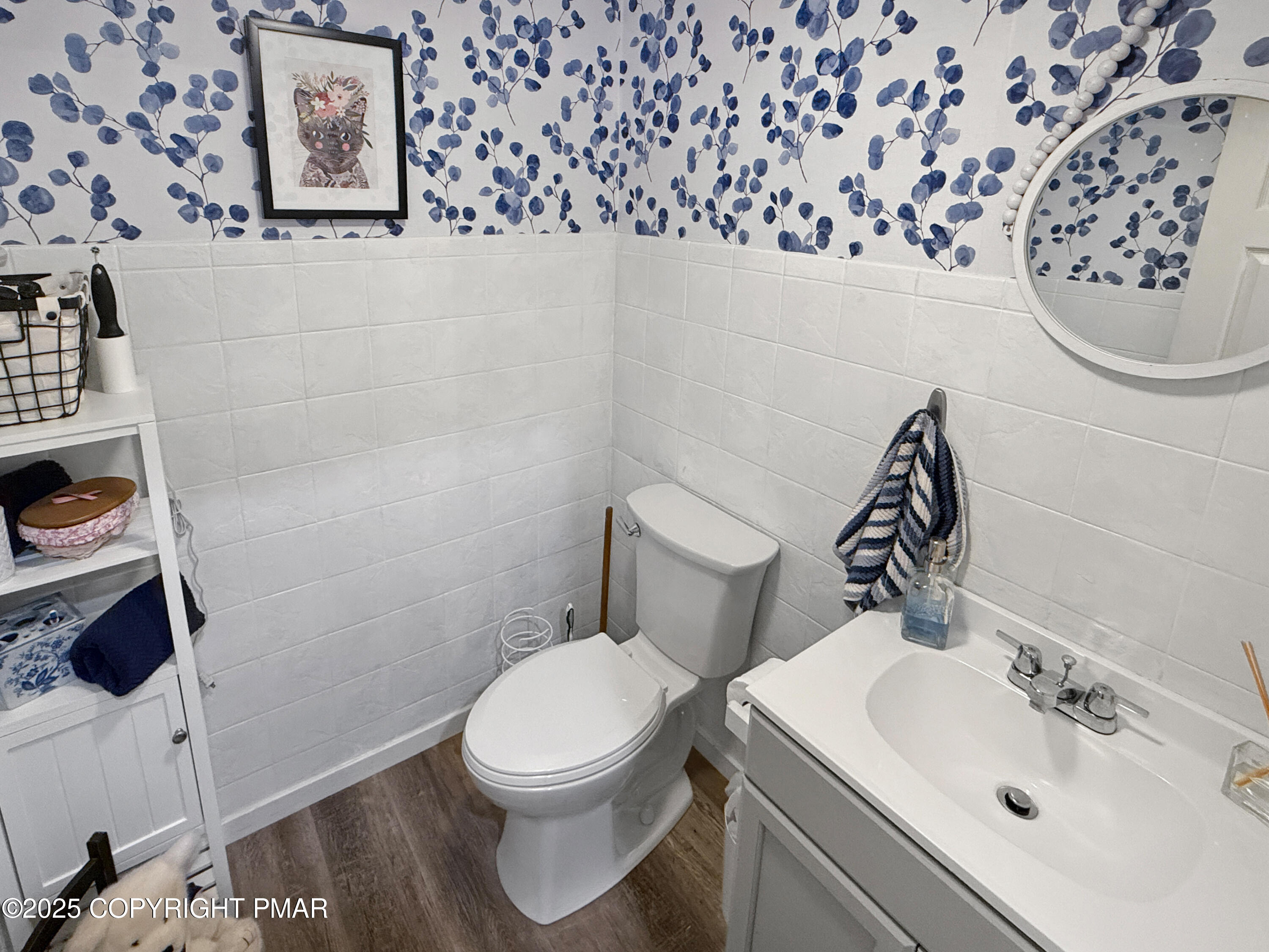 274 Nittany Court Mount Pocono, PA 18344 - Photo 13 of 28 a bathroom with a toilet sink and mirror