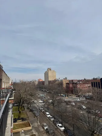 an aerial view of city
