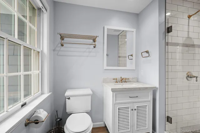 a room with furniture and a window