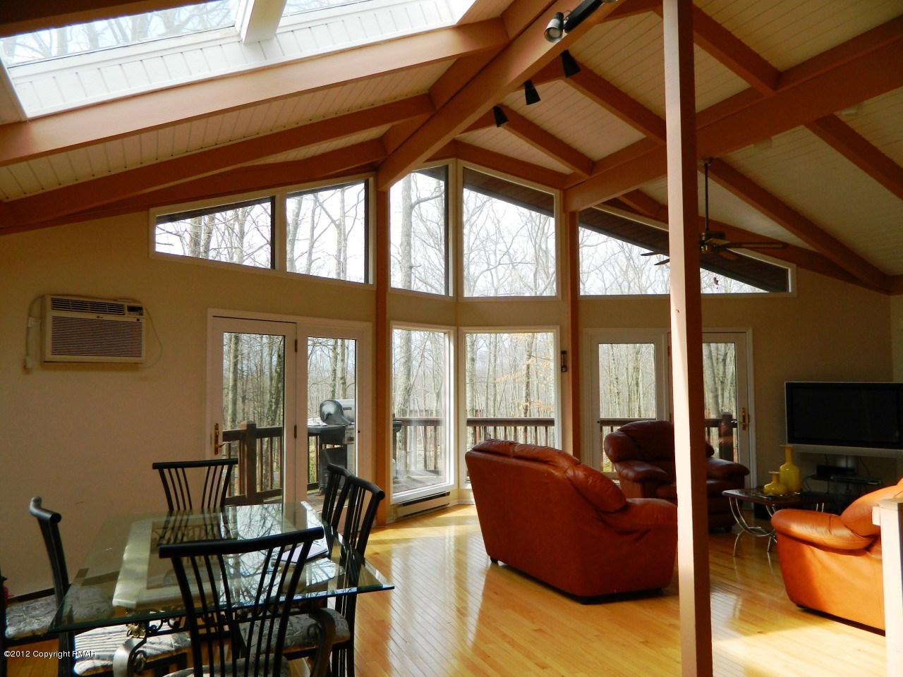 603 Valley Road Canadensis, PA 18325 - Photo 16 of 33 Living Room with sliders to 6 x 24' Deck