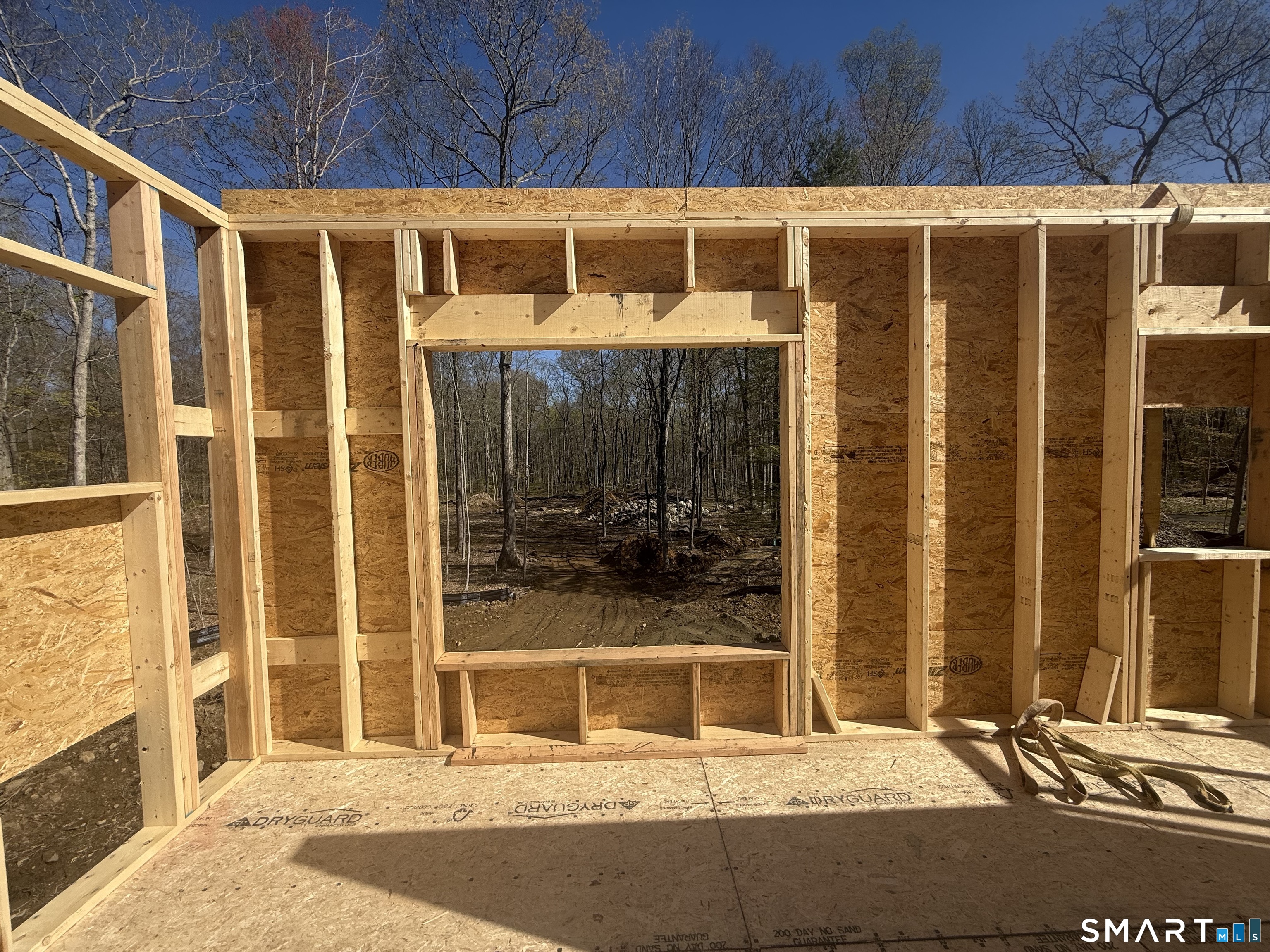94 Quail Run Road Woodbury, CT 06798 - Photo 20 of 26 Home being framed