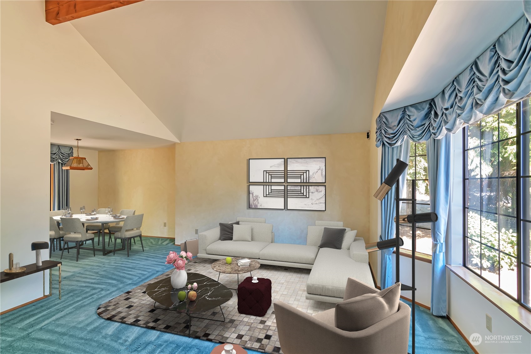 18330 26th Drive Southeast Bothell, WA 98012 - Photo 3 of 24 a living room with furniture and a large window