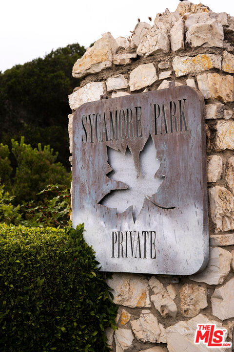 6456 Sycamore Meadows Drive Malibu, CA 90265 - Photo 29 of 29 a view of a sign of a park