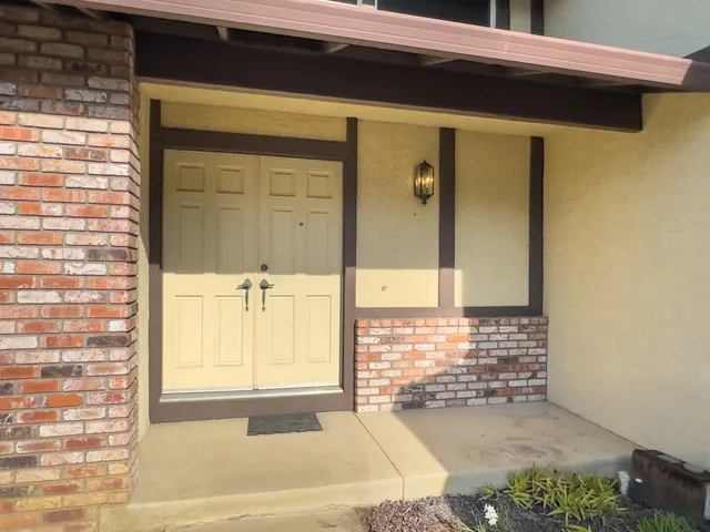 a view of front door