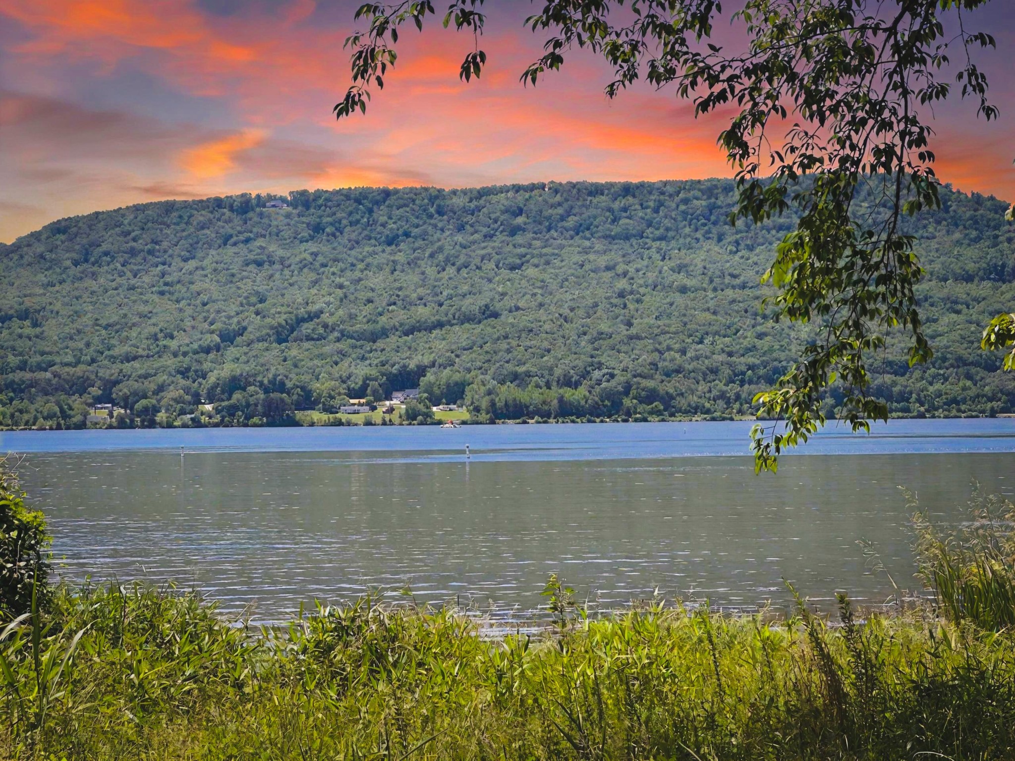 0 Edgewater Way Jasper, TN 37347 - Photo 4 of 22 a view of a lake with a mountain in the background