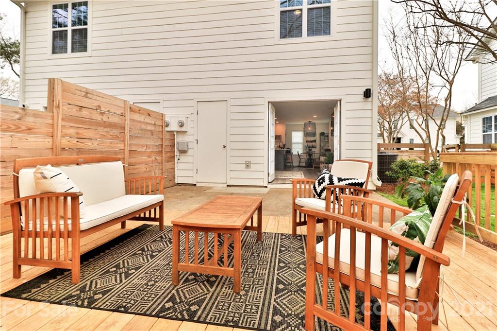 1537 Briar Creek Road, Unit A Charlotte, NC 28205 - Photo 26 of 30 a outdoor space with hardwood