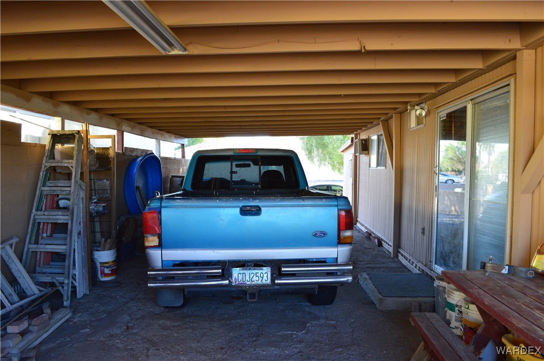 1359 Lause Road Bullhead City, AZ 86442 - Photo 15 of 17 a view of car garage