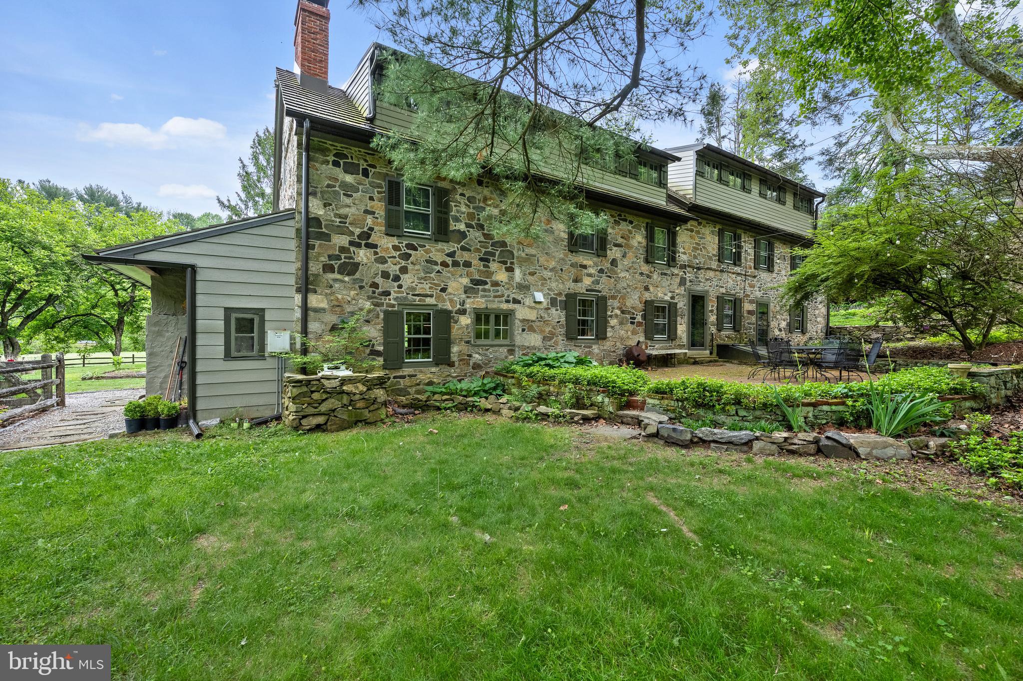 295 Marshall Bridge Road Kennett Square, PA 19348 - Photo 36 of 45 Rear yard with Patio for Entertaining