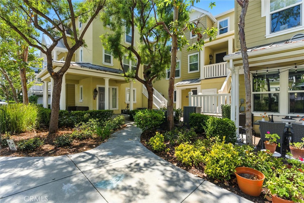 a front view of a multi story residential apartment buildings