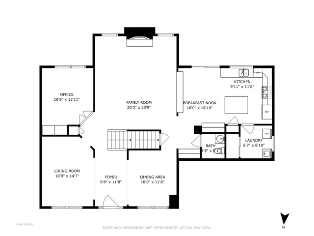 a picture of a wall with a white building