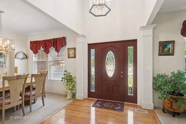 a view of a livingroom with furniture and window