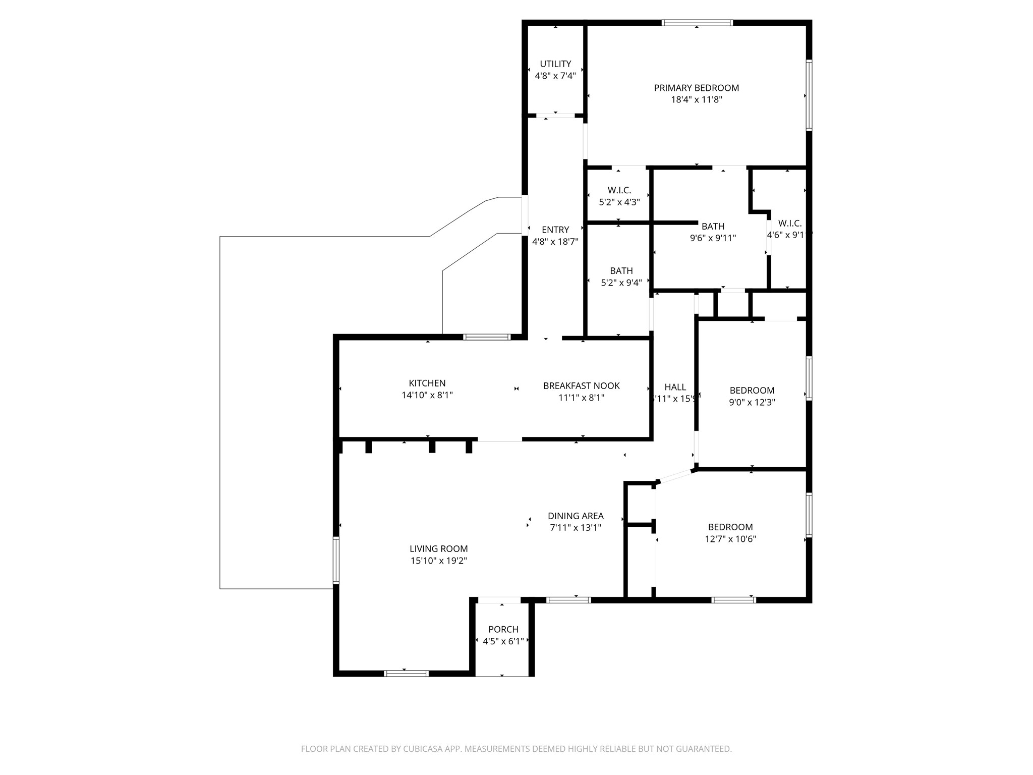 3013 Bloomfield Street Houston, TX 77051 - Photo 28 of 28 2D floor plan of home