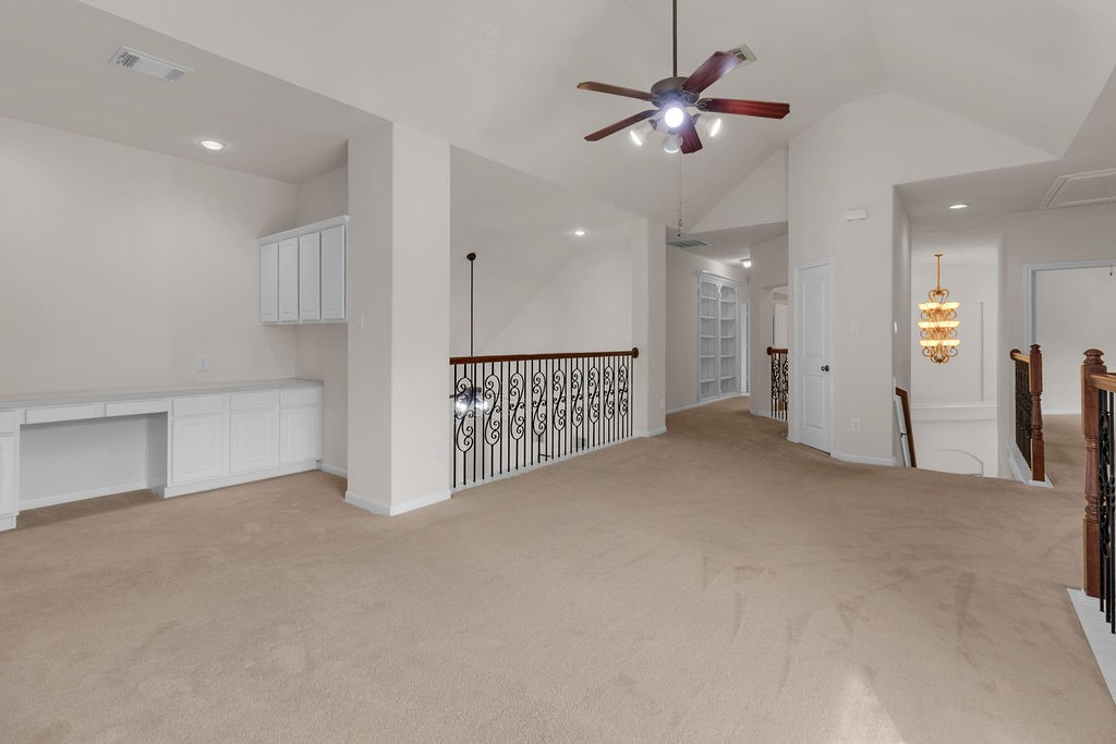 7306 Starflower Katy, TX 77494 - Photo 37 of 50 a view of a livingroom with a ceiling fan