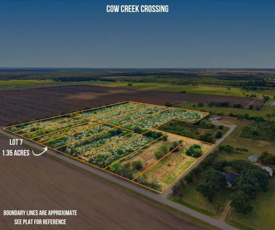 $78,400 | Lot 7 Cow Creek Road, Damon, TX 77430