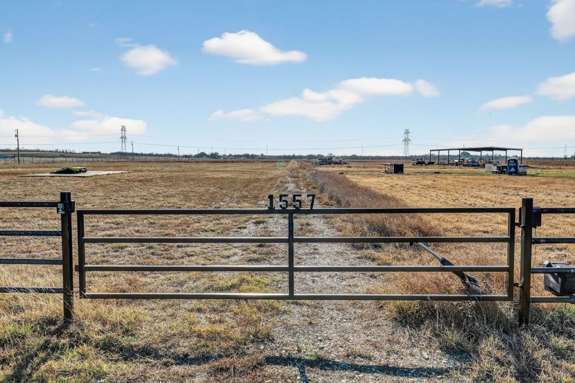 1557 Scull Road, Unit TRACT X San Marcos, TX 78666 - Photo 1 of 38 Gate featuring a view of rural / pastoral area