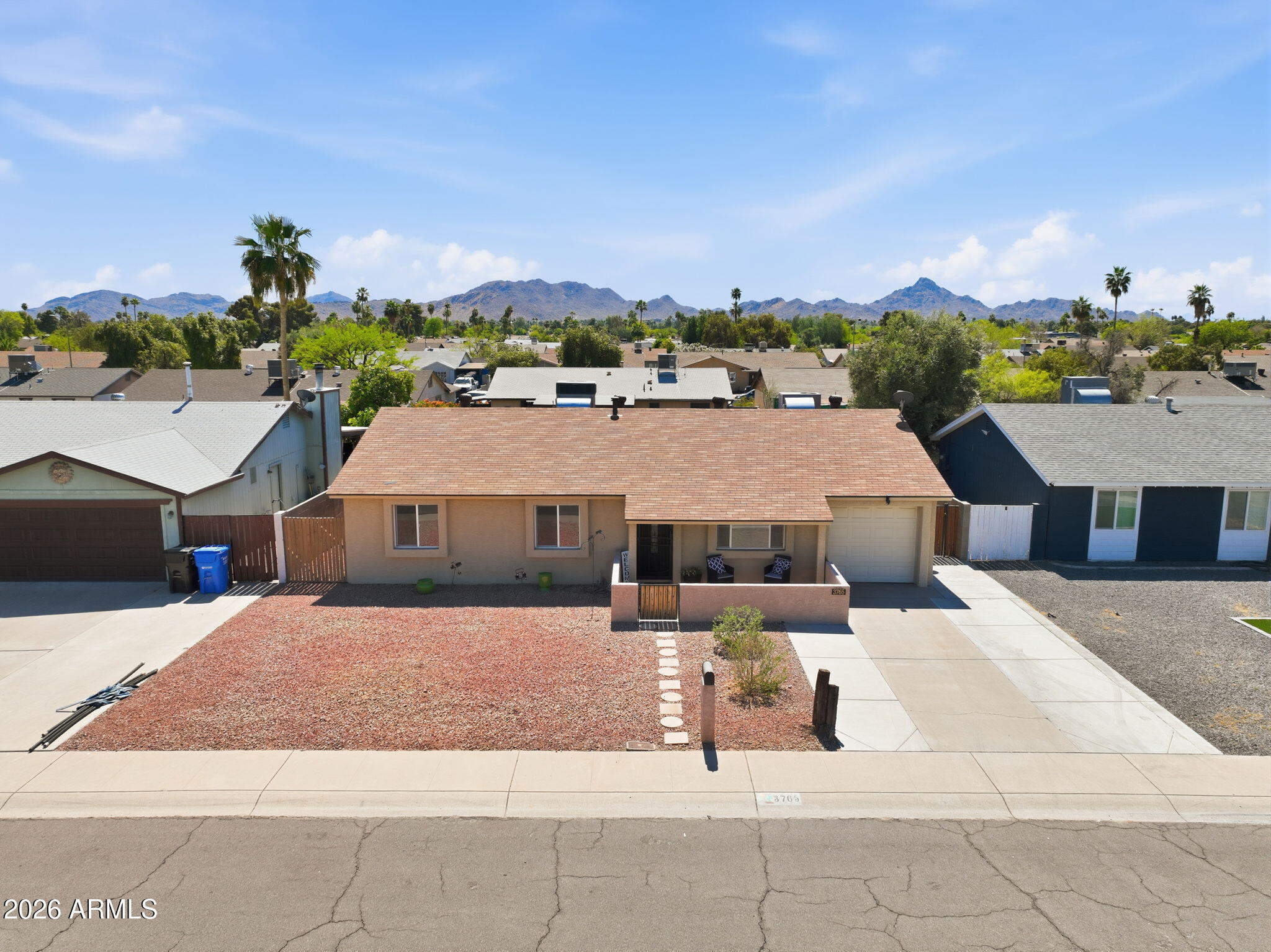 3765 East Pershing Avenue Phoenix, AZ 85032 - Photo 38 of 48 a view of a house with a outdoor space