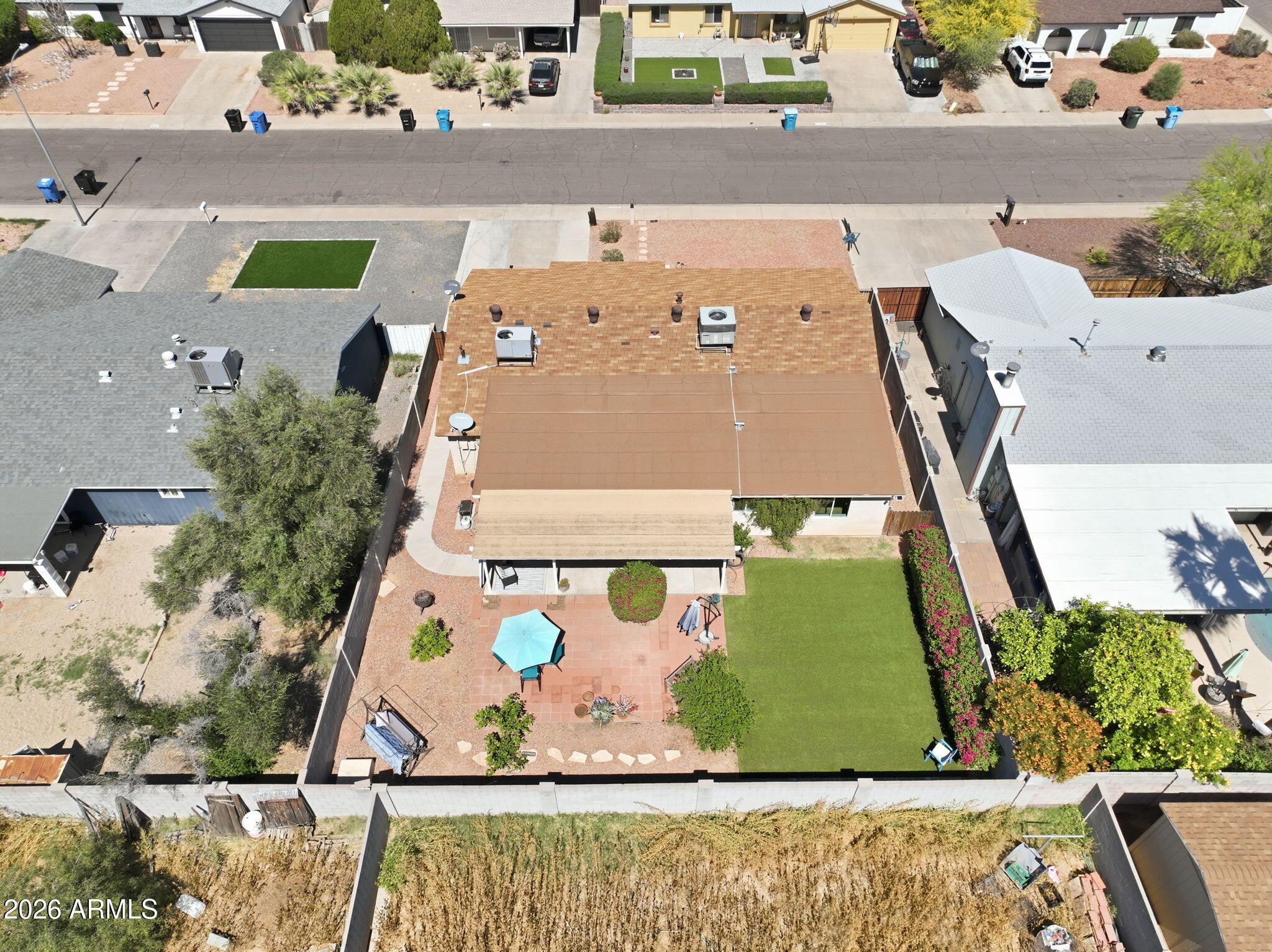 3765 East Pershing Avenue Phoenix, AZ 85032 - Photo 40 of 48 an aerial view of a swimming pool