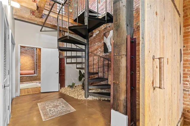 a view of a terrace with sitting area