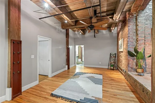 a view of a terrace with chairs