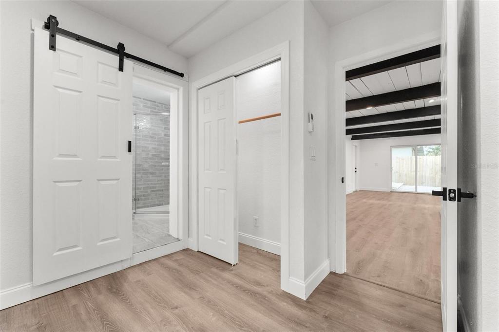 2203 Nottingham Road South Daytona, FL 32119 - Photo 21 of 40 a view of walk in closet with empty racks