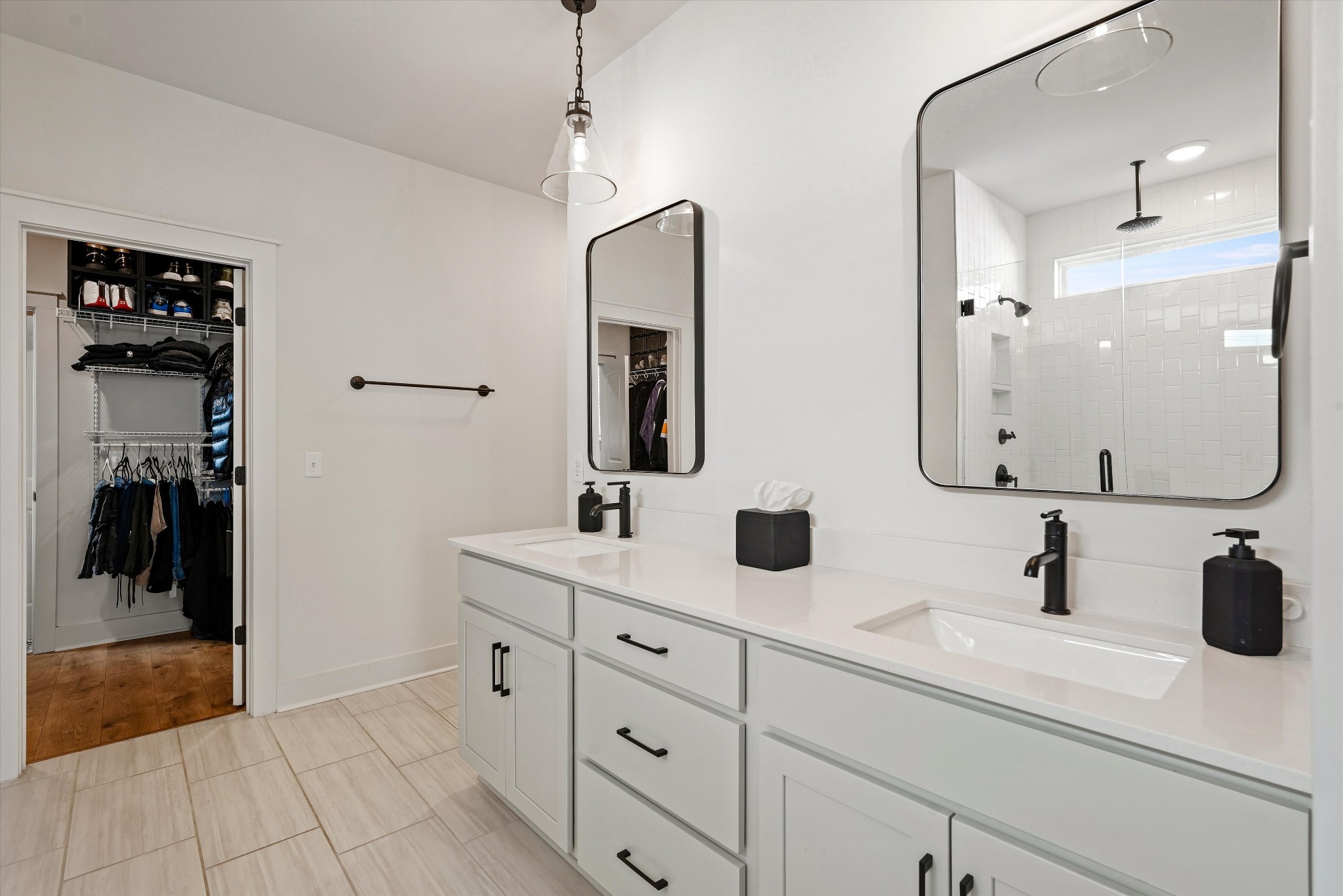 3729 Felipe Way Murfreesboro, TN 37129 - Photo 12 of 32 a bathroom with a double vanity sink mirror and