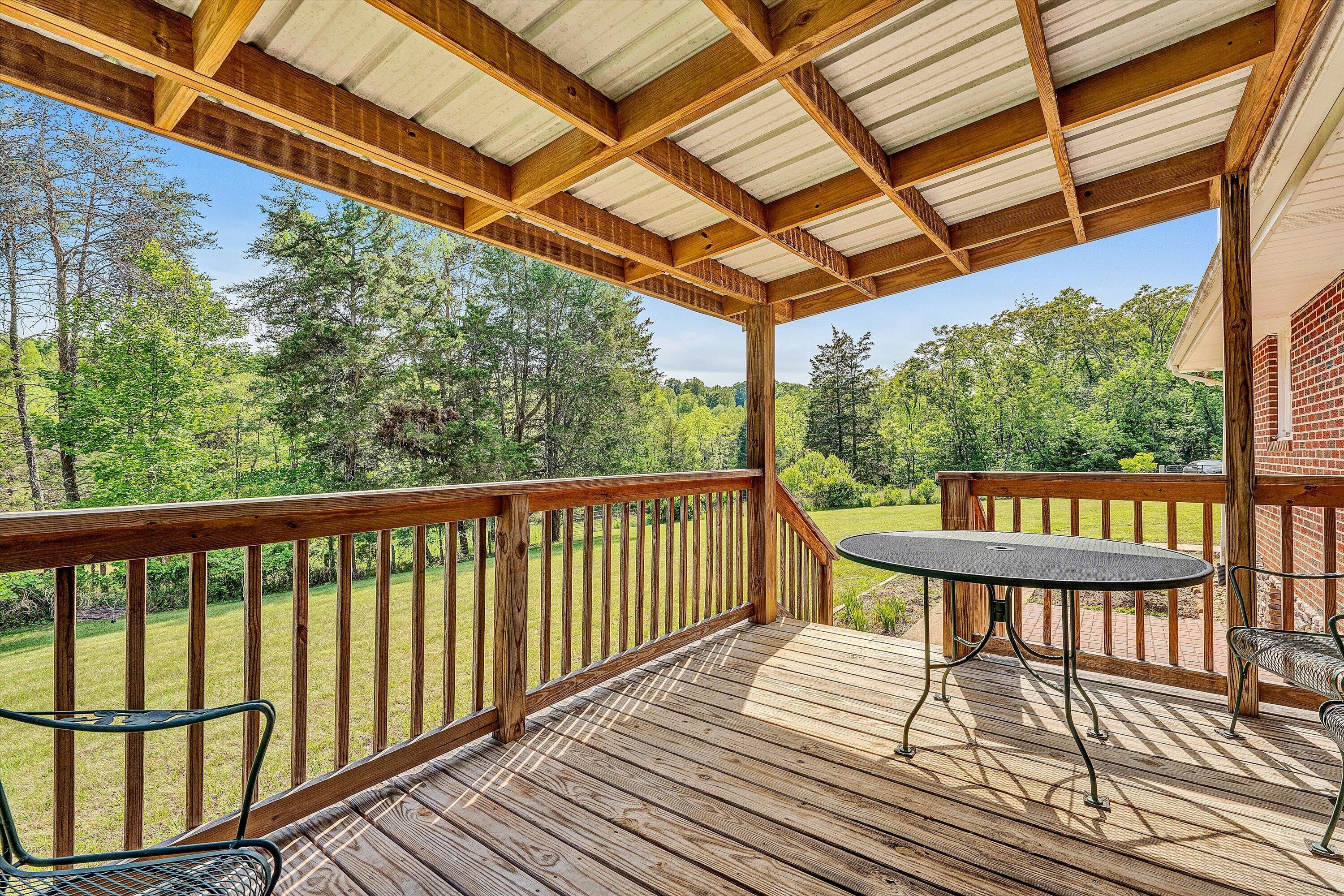 2296 Sandy Level Road Goodview, VA 24095 - Photo 9 of 48 a view of a two chairs on the roof deck