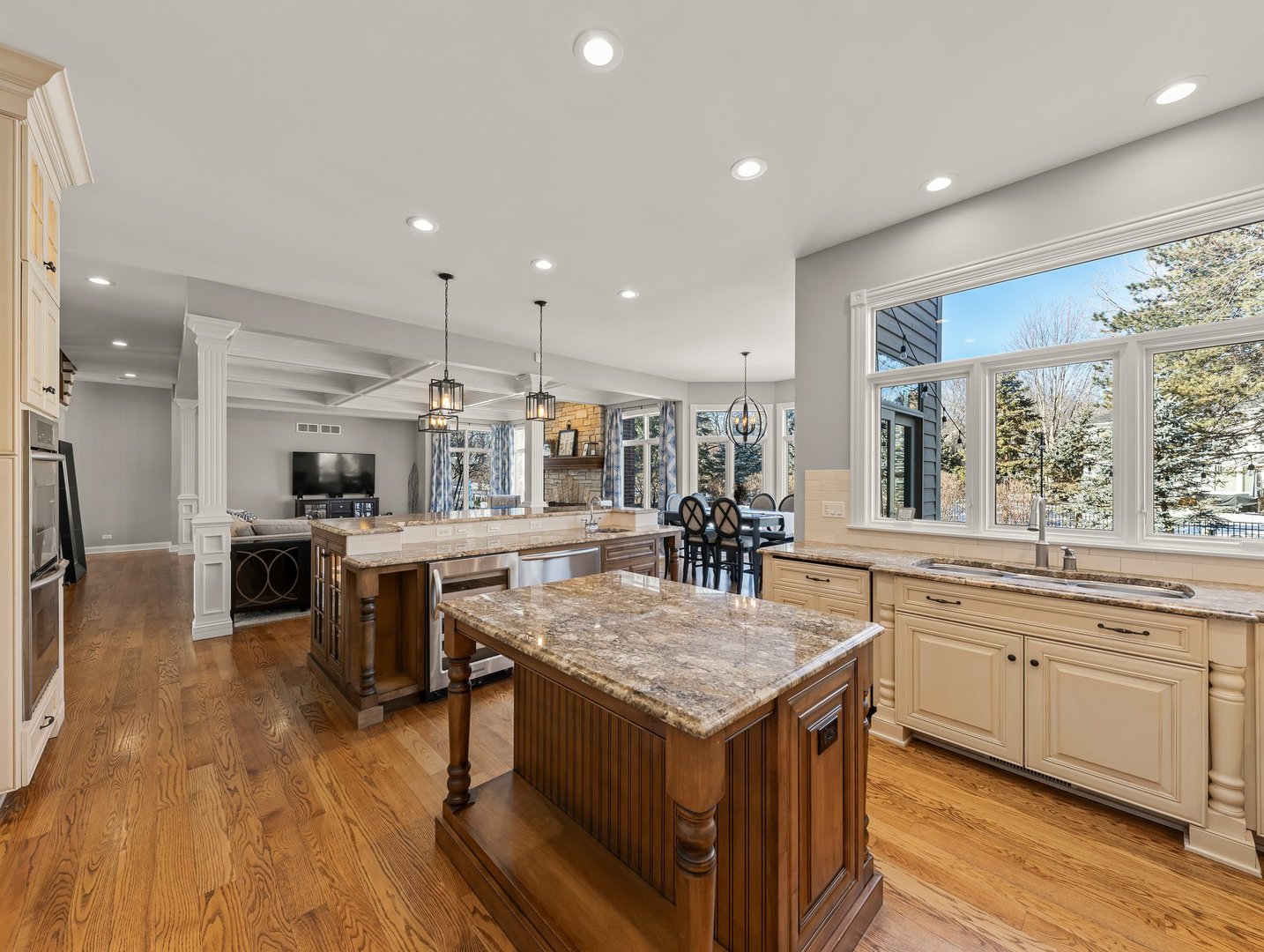 63 Mitchell Circle Wheaton, IL 60189 - Photo 14 of 54 a kitchen with a sink a counter top space and stainless steel appliances