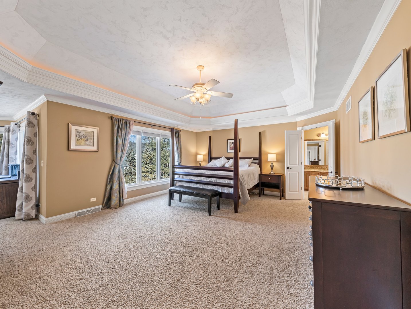 63 Mitchell Circle Wheaton, IL 60189 - Photo 21 of 54 a living room with furniture a dining table and a piano
