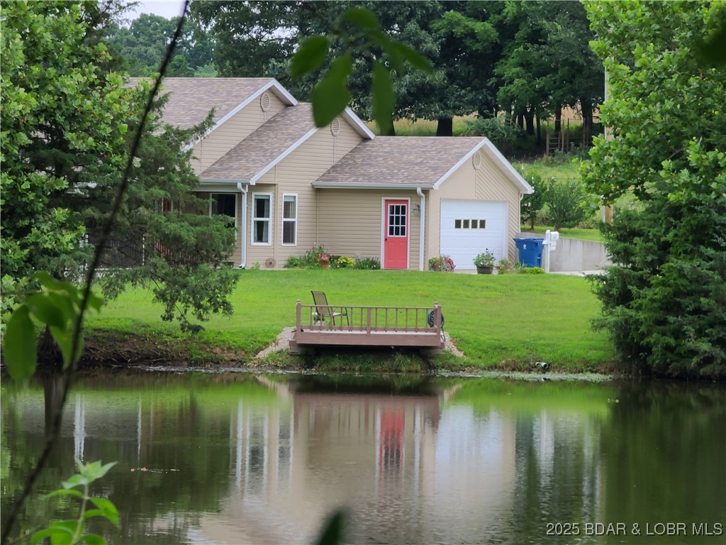 View of main home from across the pond
*Picture o