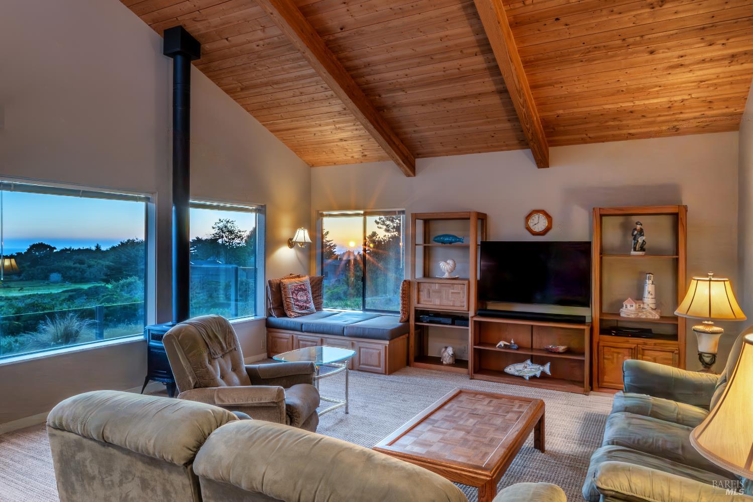 41339 Westwind The Sea Ranch, CA 95497 - Photo 53 of 60 Sun setting from living room