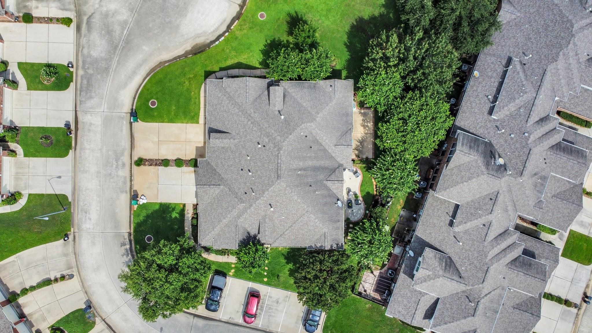 8624 Sunset Loch Drive Spring, TX 77379 - Photo 43 of 44 an aerial view of a house with a garden