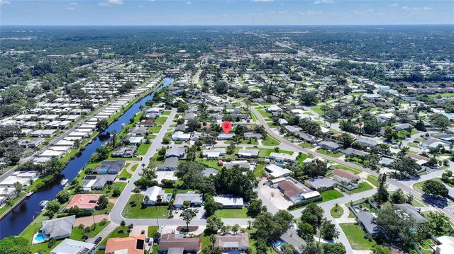 an aerial view of city