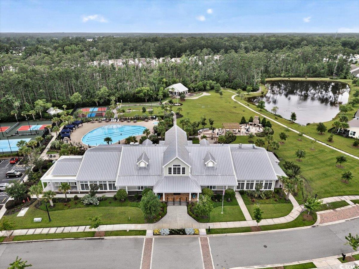 1719 Maplecress Way Myrtle Beach, SC 29577 - Photo 39 of 40 Drone / aerial view of a large body of water and a pool area