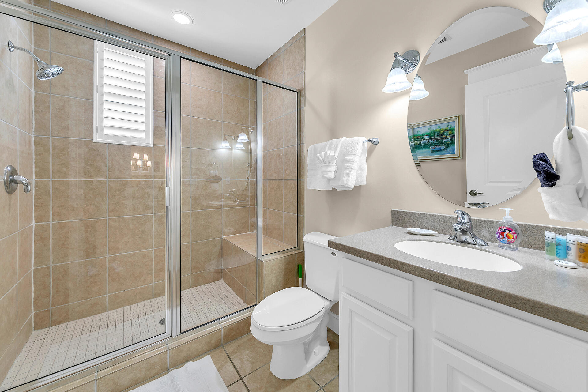 5378 Pine Ridge Lane, Unit 5378 Miramar Beach, FL 32550 - Photo 23 of 48 a bathroom with a sink toilet and shower