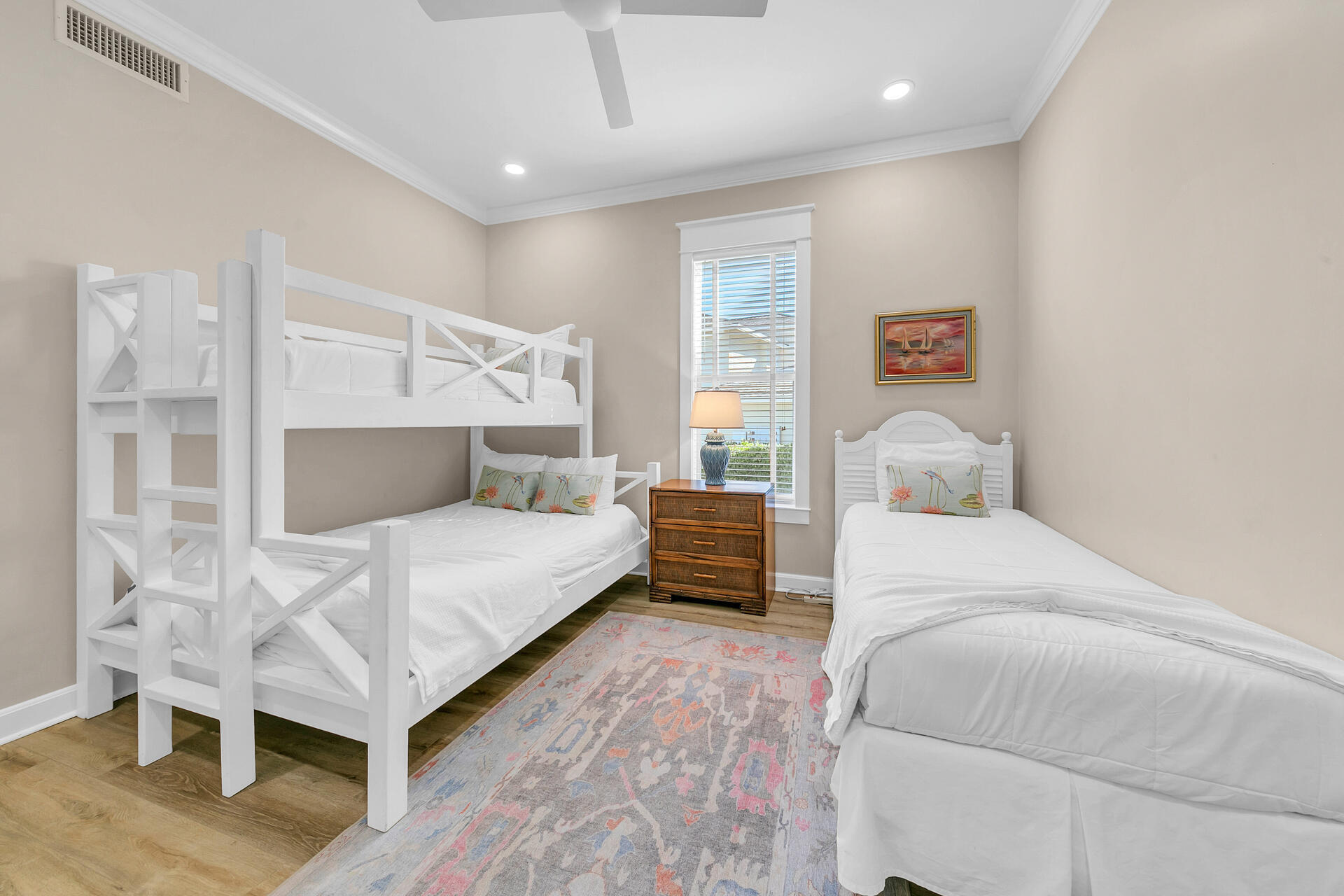 5378 Pine Ridge Lane, Unit 5378 Miramar Beach, FL 32550 - Photo 26 of 48 a bedroom with a bed and a night stand