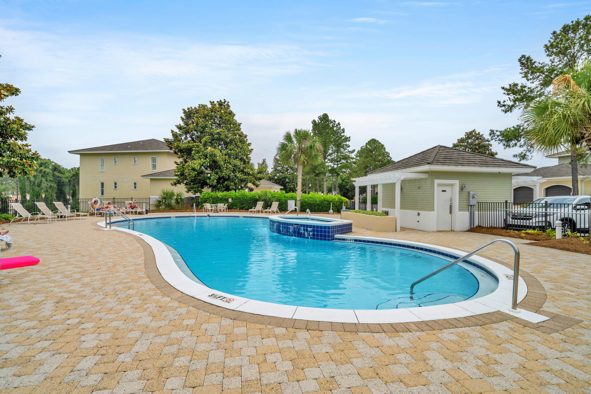 5378 Pine Ridge Lane, Unit 5378 Miramar Beach, FL 32550 - Photo 48 of 48 a view of outdoor space yard swimming pool and sitting area