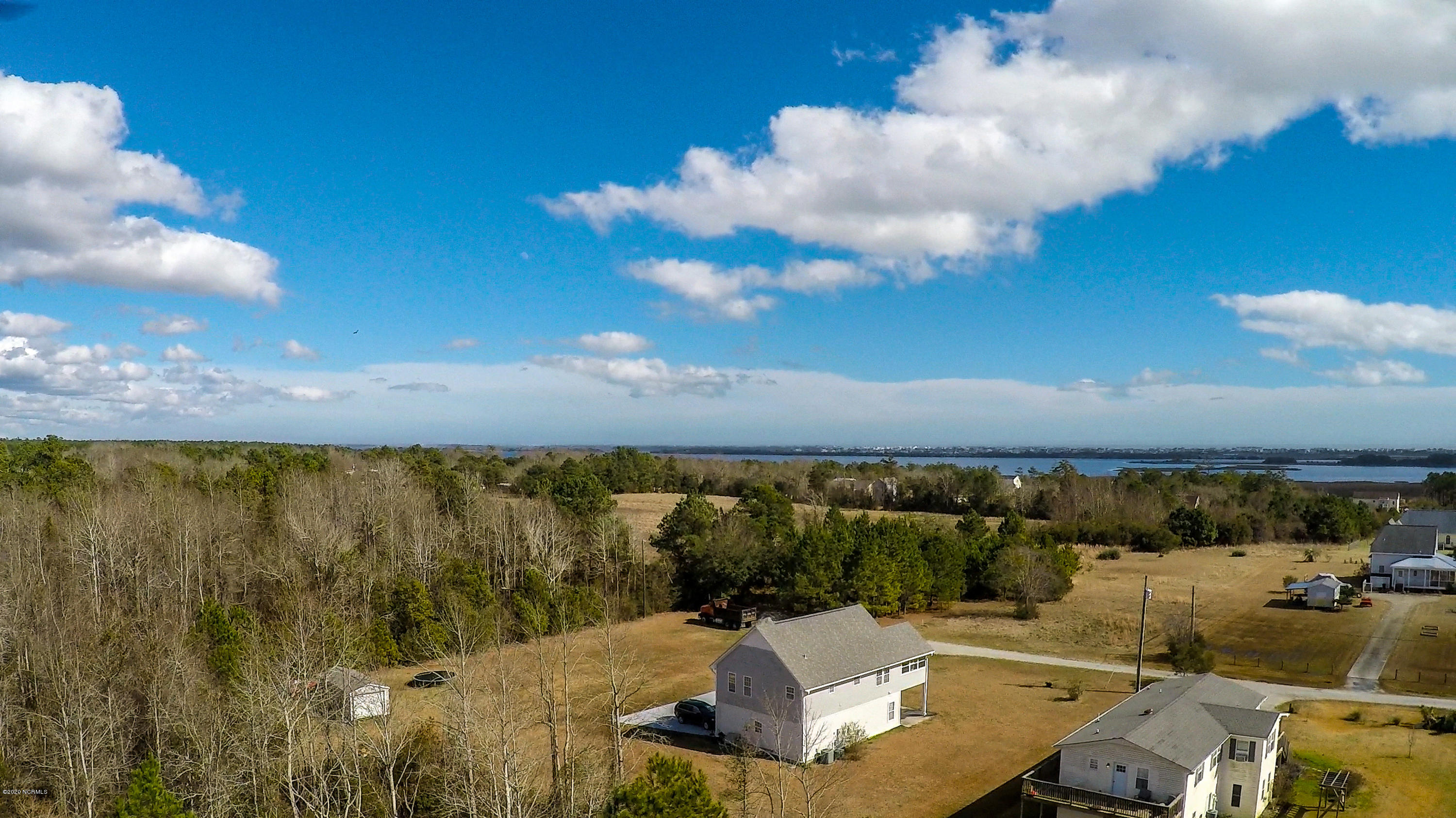 4.66-acre Rabb Road Hampstead, NC 28443 - Photo 8 of 12 Aerial View Left Facing Out